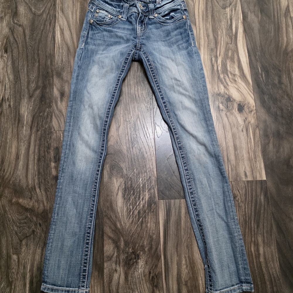 Miss Me Light Blue Skinny Jeans for Women